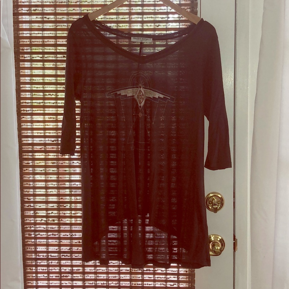 Project Social T 3-quarter tee